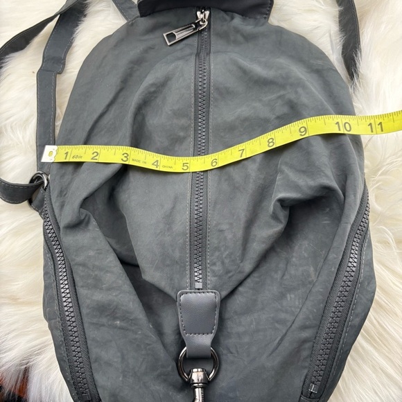 Rebecca Minkoff Julian Gray Modern Backpack with Ergonomic Design - Picture 15 of 15